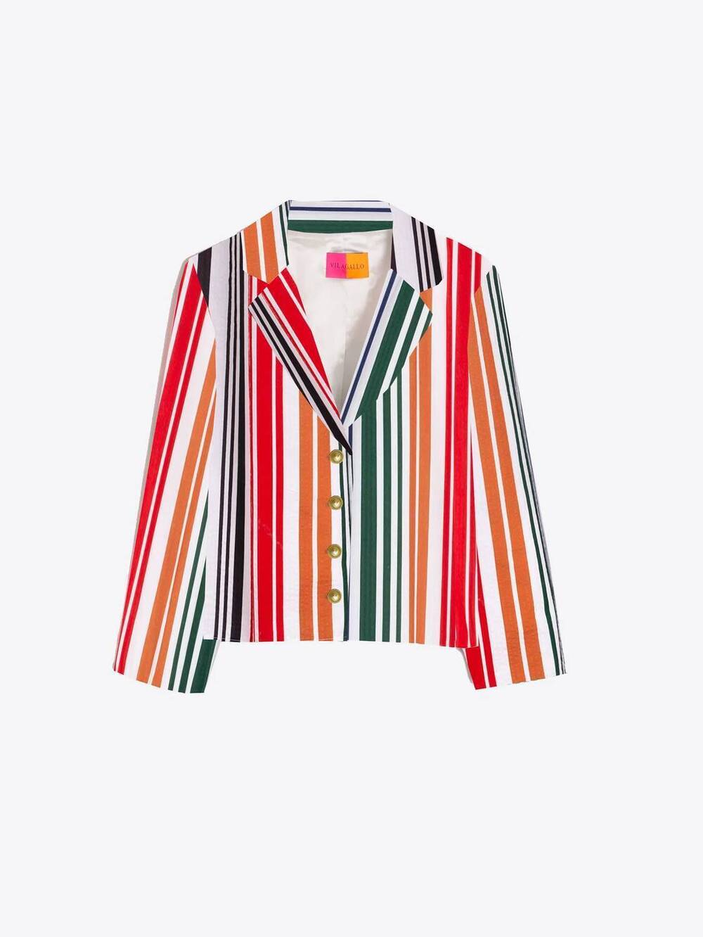 NEW VILAGALLO women's emma striped blazer in multicolor